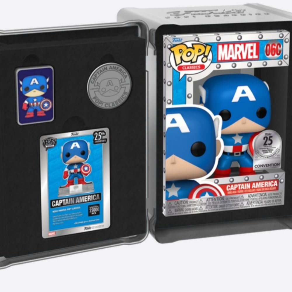 FUNKO 25 th ANNIVERSARY CAPTAIN AMERICA